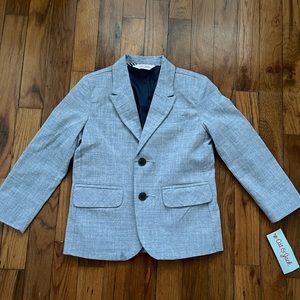 Toddler Boy Cat & Jack Chambray Blazer Sports Jacket 4t